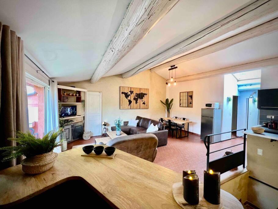 Charmant Appartement Bédoin Exterior foto
