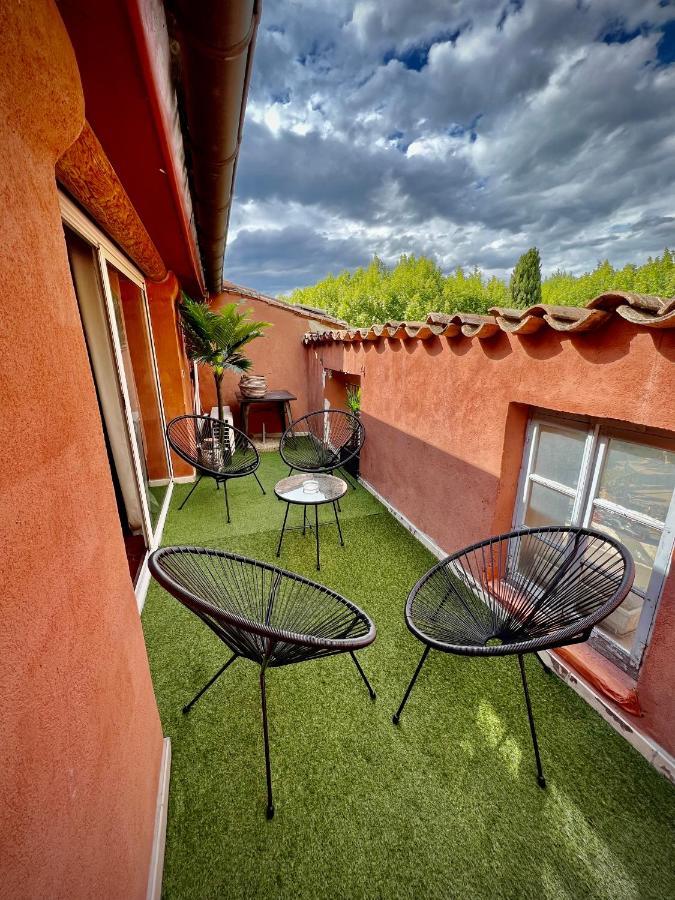 Charmant Appartement Bédoin Exterior foto